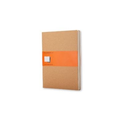 Cahier Journal Ruled Large Brown - Moleskine Cahier Moleskine 9788883704987 book cover