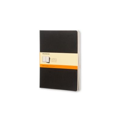 Moleskine Ruled Cahier Xl - Black Cover (3 Set) - Moleskine Cahier Moleskine 9788883705014 book cover