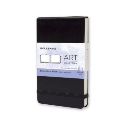 Art Watercolour Album Pocket Black - Moleskine Classic Moleskine 9788883705601 book cover