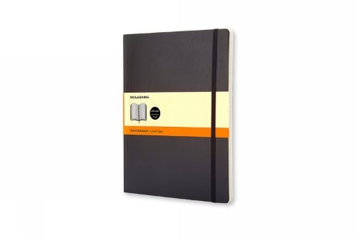 Moleskine Soft Extra Large Ruled Notebook Black - Moleskine Classic Moleskine 9788883707223 book cover