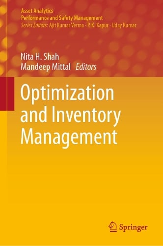 Optimization and Inventory Management - Asset Analytics Nita H. Shah, Mandeep Mittal 9789811396977 book cover