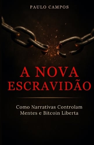 A Nova Escravido: Como Narrativas Controlam Mentes e Bitcoin Liberta Paulo Campos 9798265345295 book cover