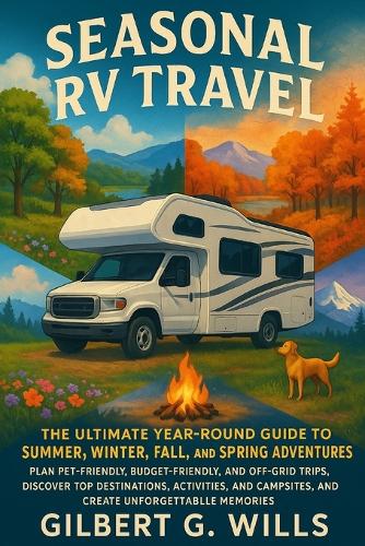 Seasonal RV Travel: The Ultimate Year-Round Guide to Summer, Winter, Fall, and Spring Adventures: Plan Pet-Friendly, Budget-Friendly, and Off-Grid Trips, Discover Top Destinations, Activities, and Campsites, and Create Unforgettable Memories Gilbert G Wills 9798267127660 book cover