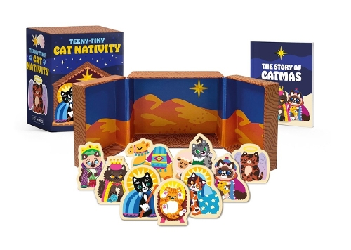 Teeny-Tiny Cat Nativity Sam Stall, Weronika Salach 9798894140056 book cover