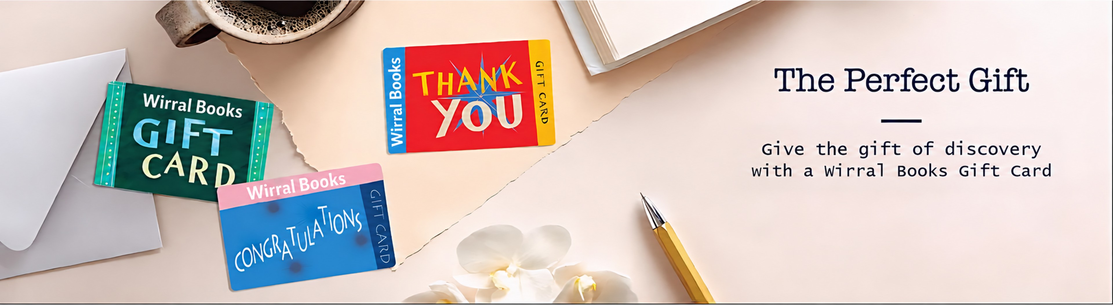 Wirral Books gift cards